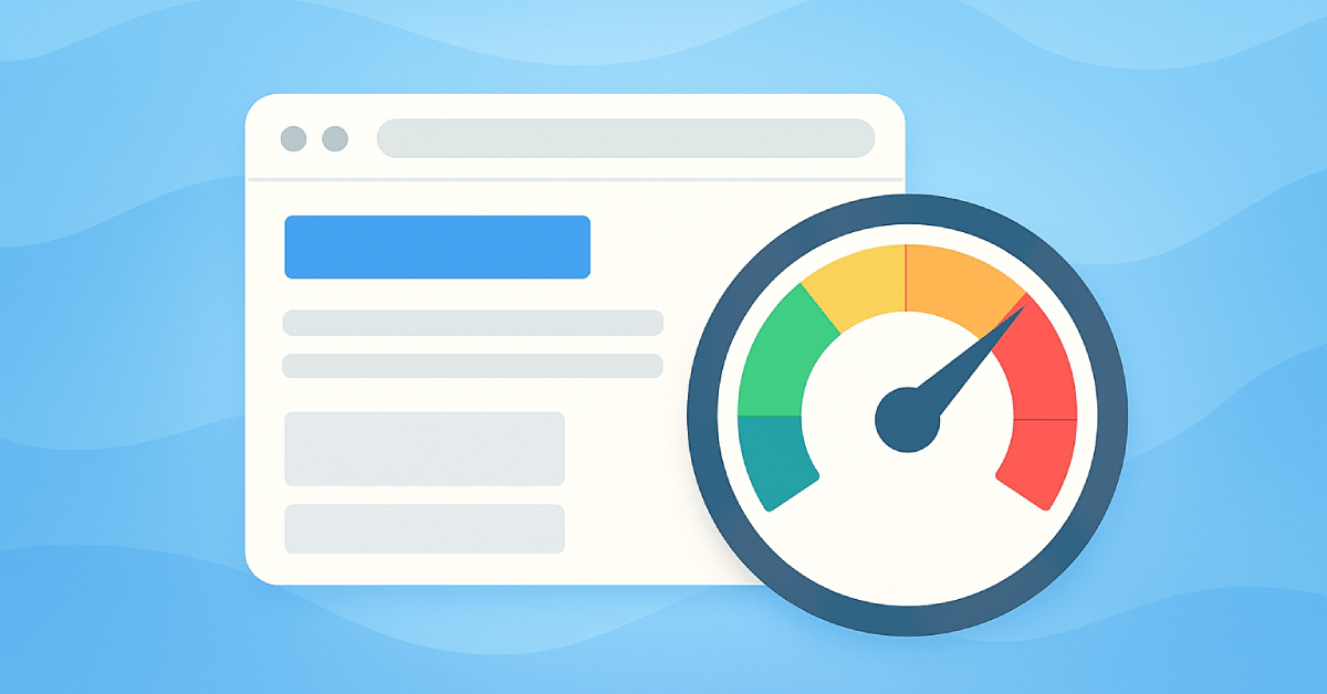 Shopify store speed optimization dashboard showing Core Web Vitals improvements